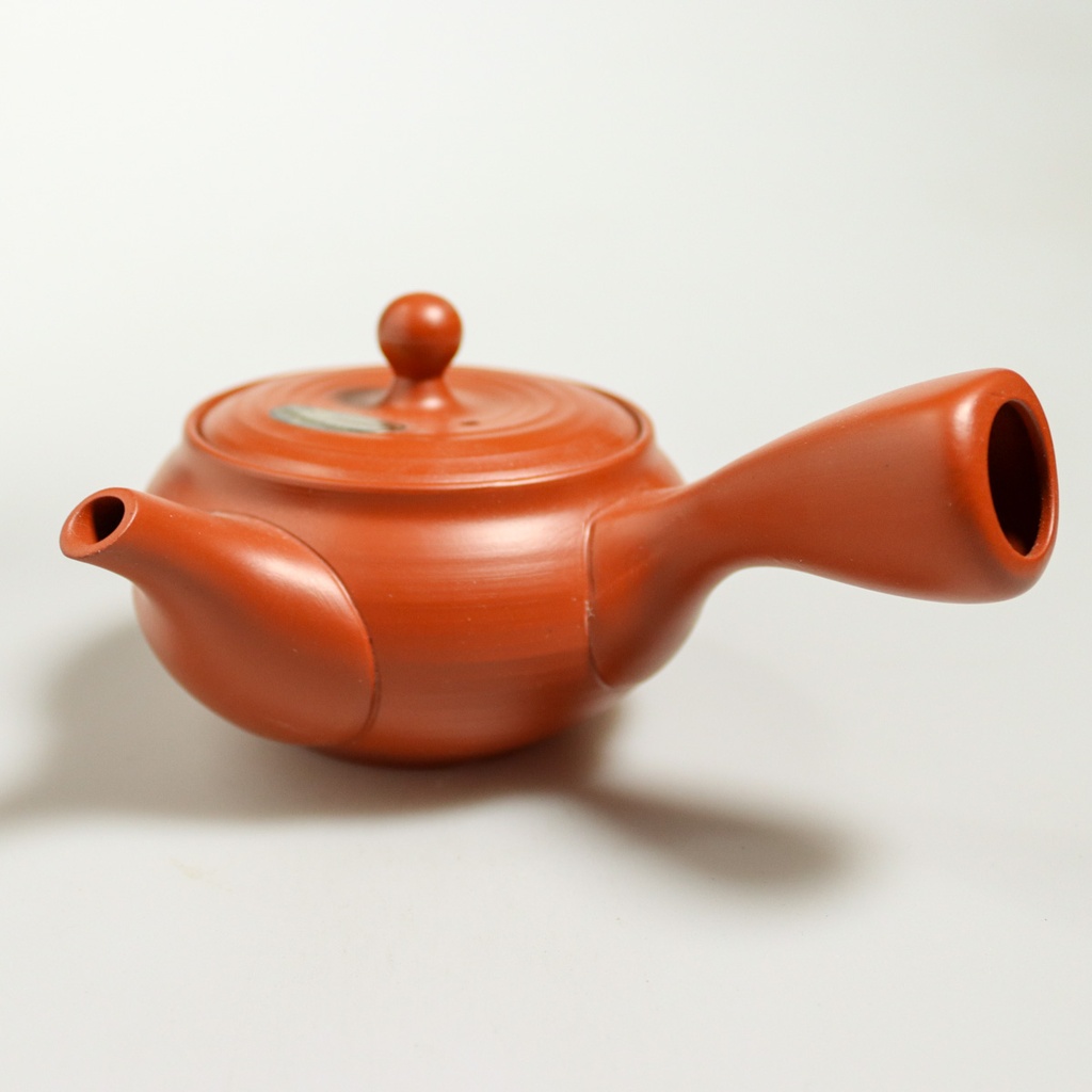 [J039] Petite teajar in terracotta ocre