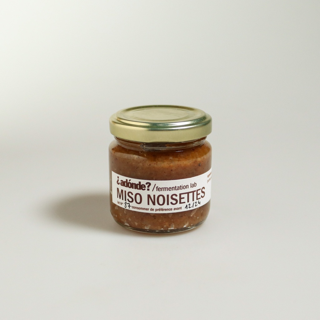 [O019] Miso aux noisettes non pasteurisé