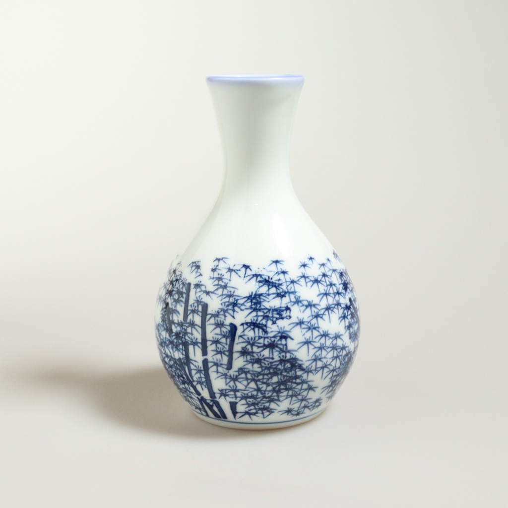 [J115] Carafe à saké "Wakatake" en porcelaine de Hasami