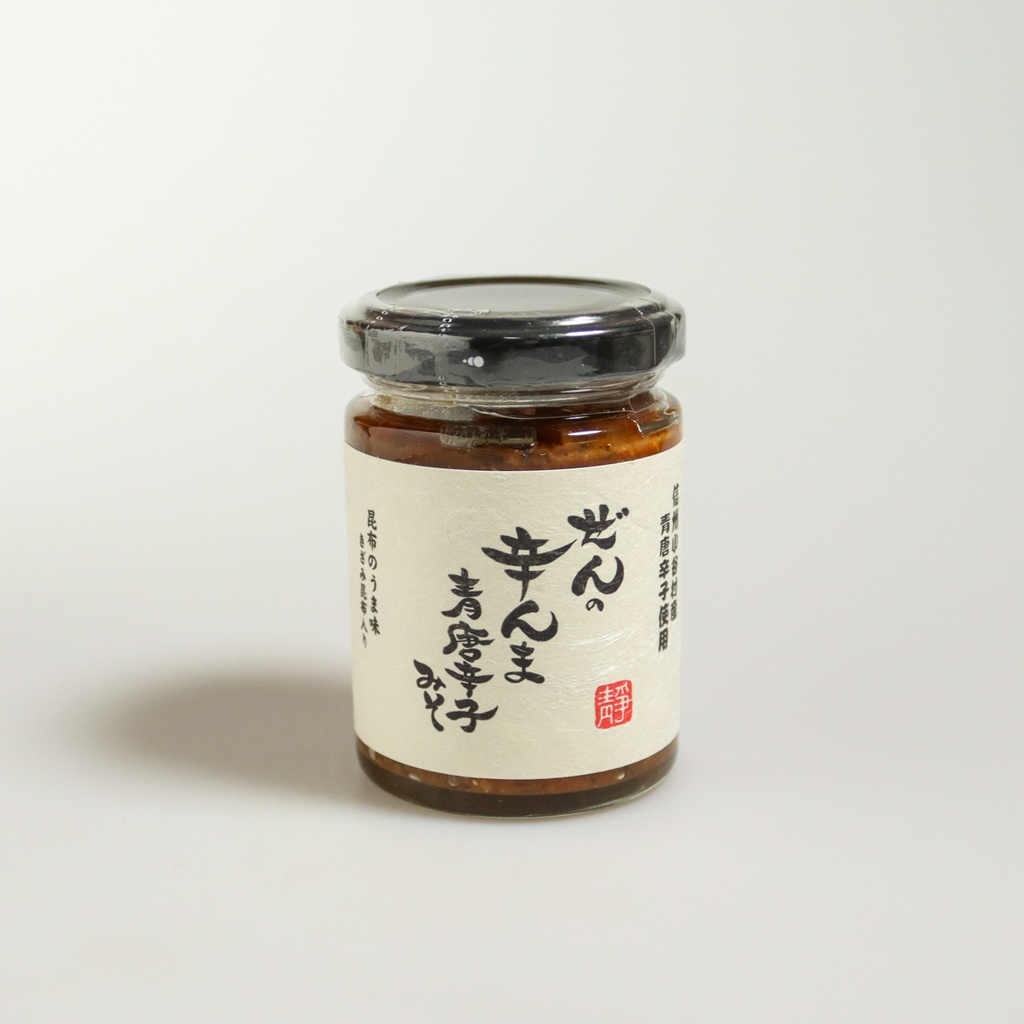 Miso with chili pepper green and kombu seaweed