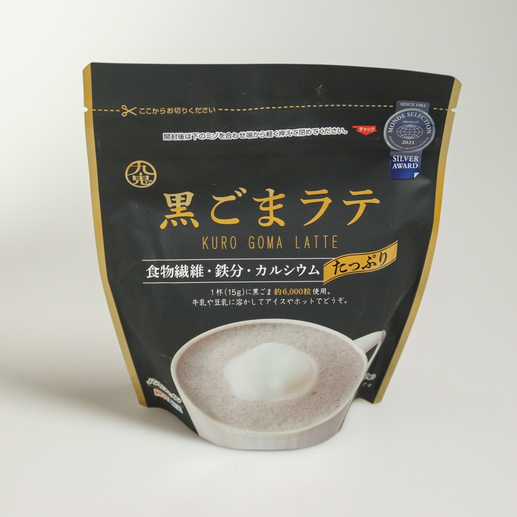 [C030] Black Sesame Latte