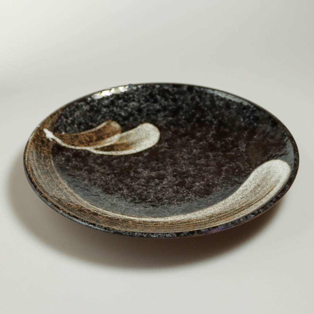[J254] Small dishe "Chairo" in earthenware fine of Mino