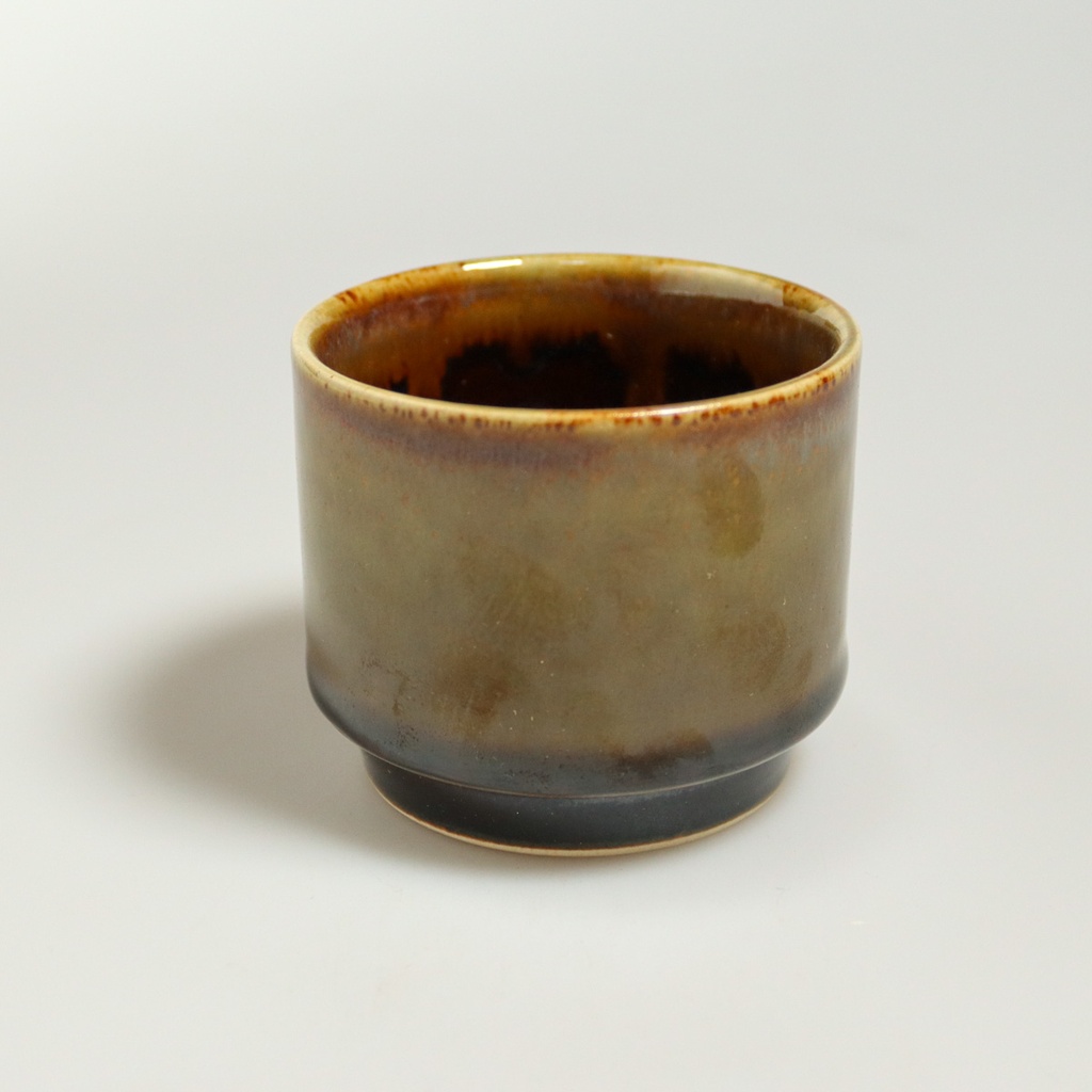 [J289] Hasami "Kurumi" ceramic mug