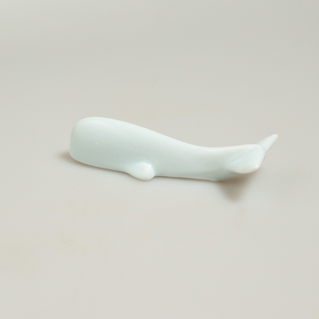 [J353] "Kujira" Ceramic Chopstick Rest from Mino