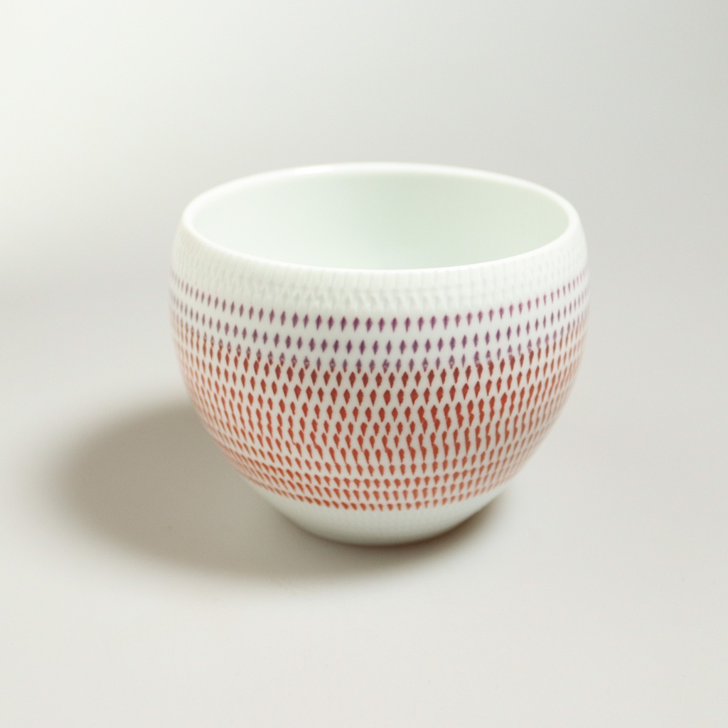 [J366] Coupe "Ippuku" en porcelaine de Hasami
