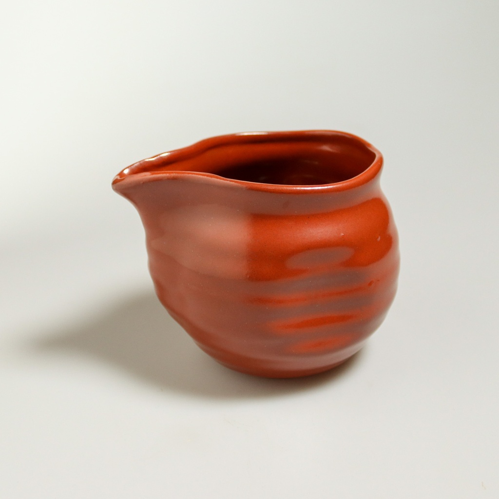 [J368b] Carafe « Morikawa » en terre cuite de Mino