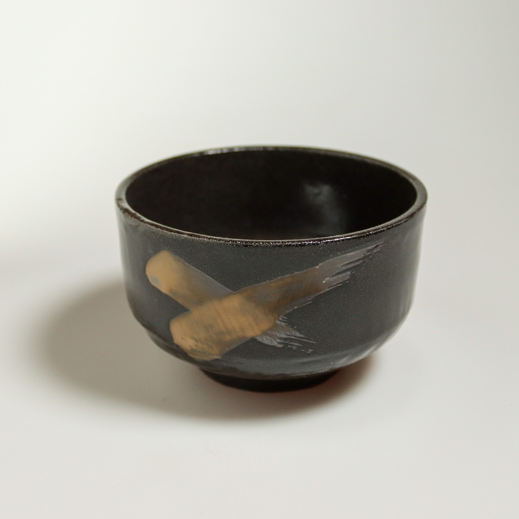 [J371] Mino Earthenware Matcha Bowl ‘Kane-ninsei’