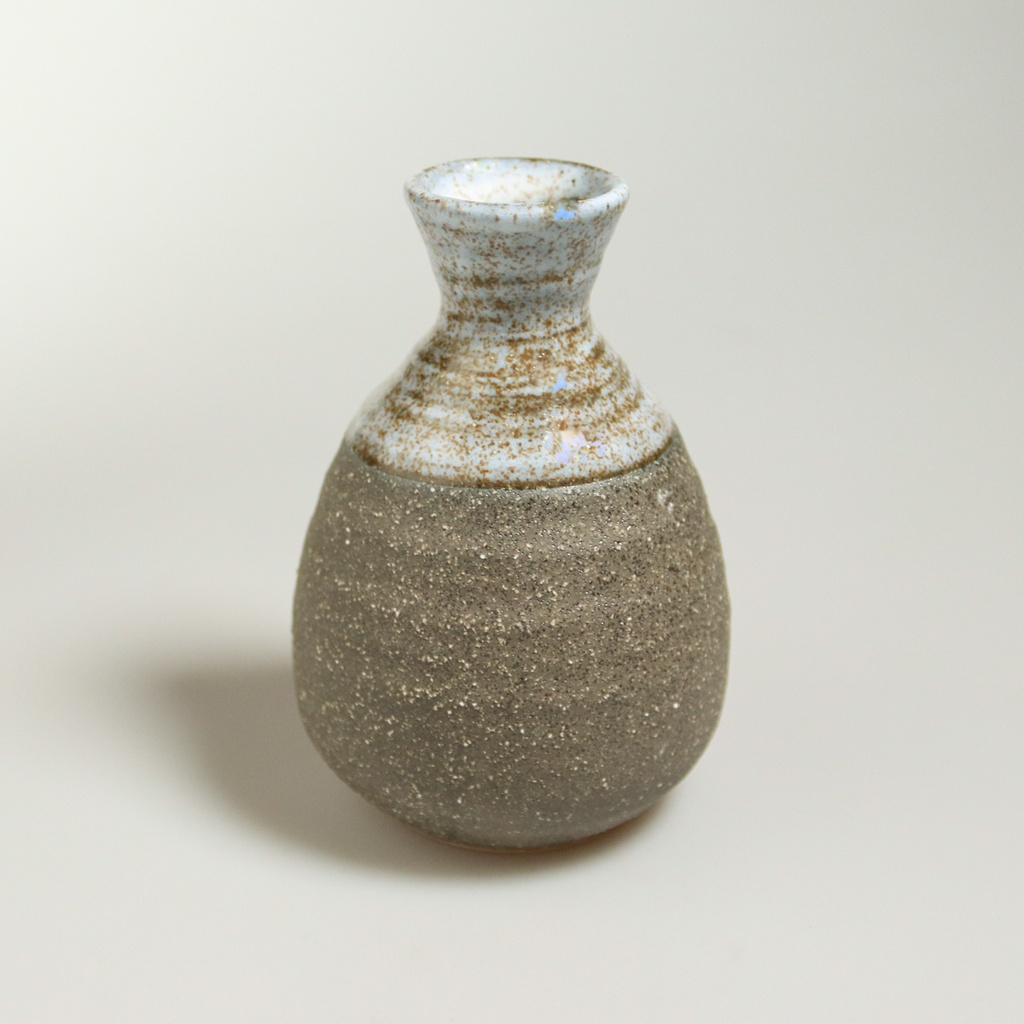 [J418] Carafe à saké "Tochi" en faïence de Mino