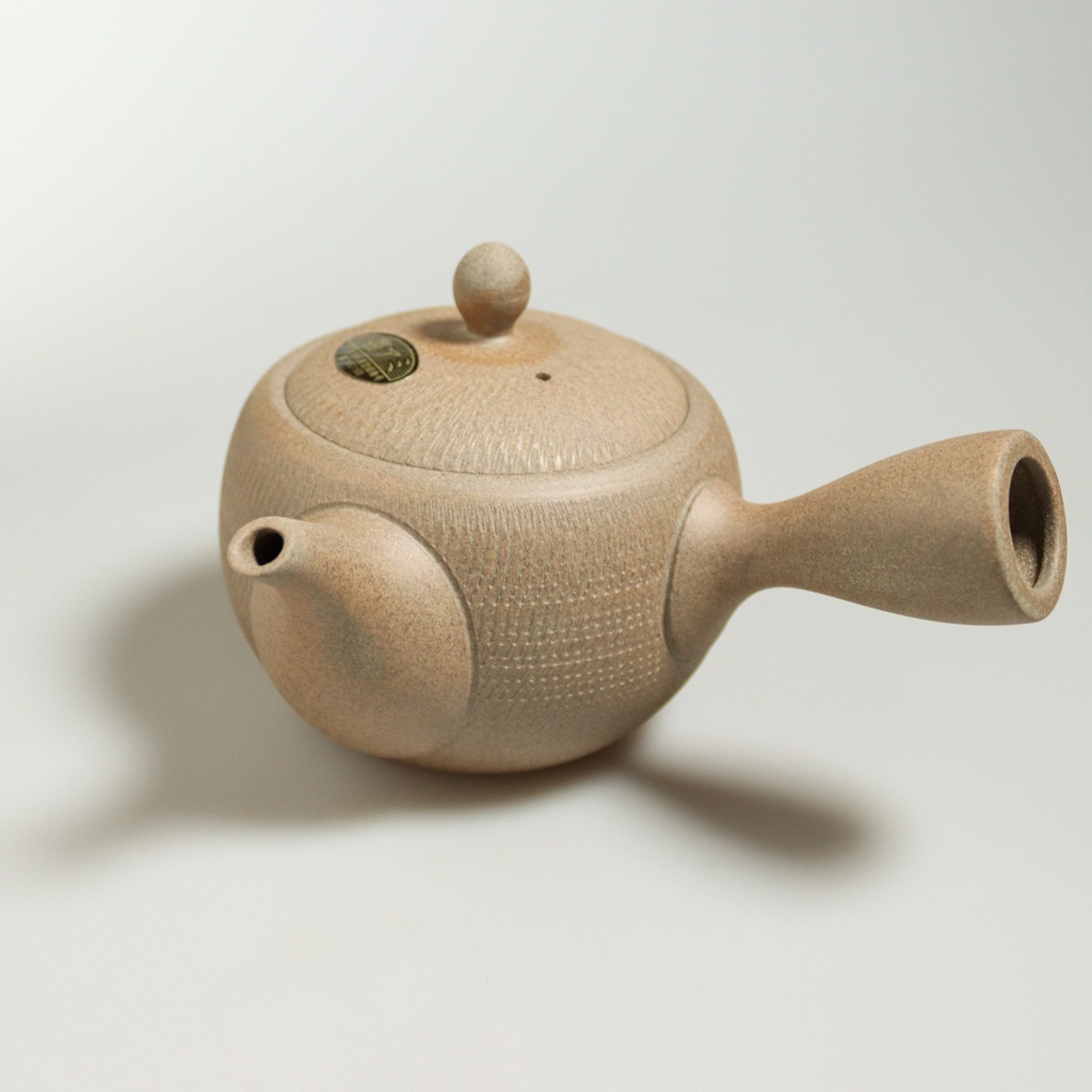 [J420] Teajar "Kyusu" in grès of Tokoname