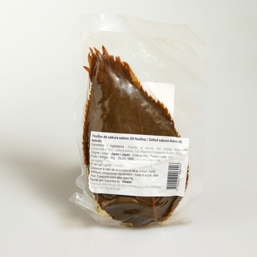 Salted Japanese Cherry Leaves (10-sheets)