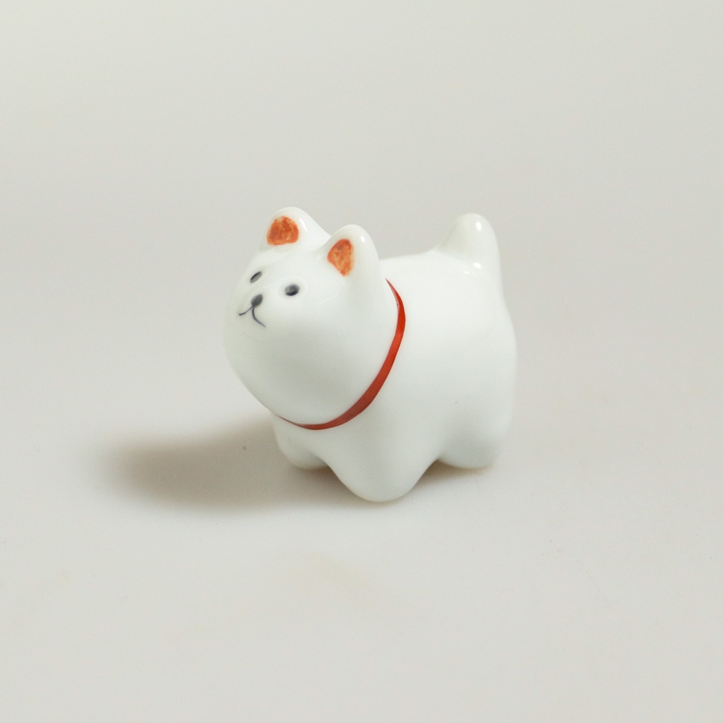 Repose baguettes "Chien" en porcelaine de Hasami