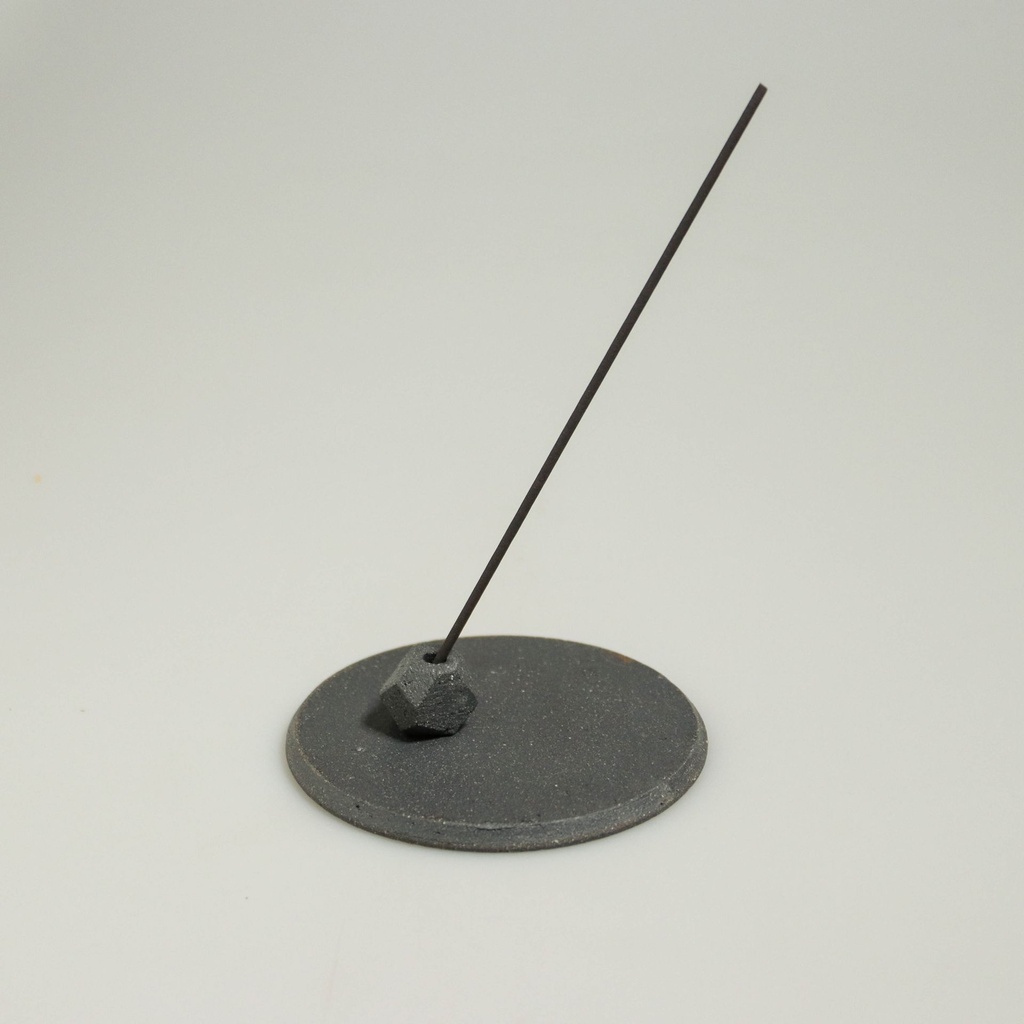 Porte-encens rond en céramique